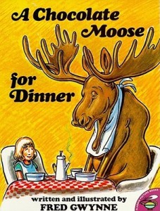A Chocolate Moose for Dinner, book cover
