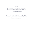 Redeemed Reader Companion Title Page