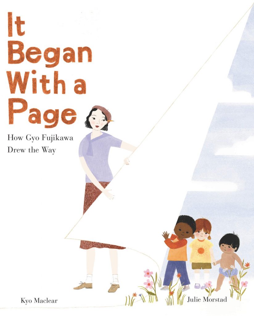 cover image of it began with a page about gyo fujikawa