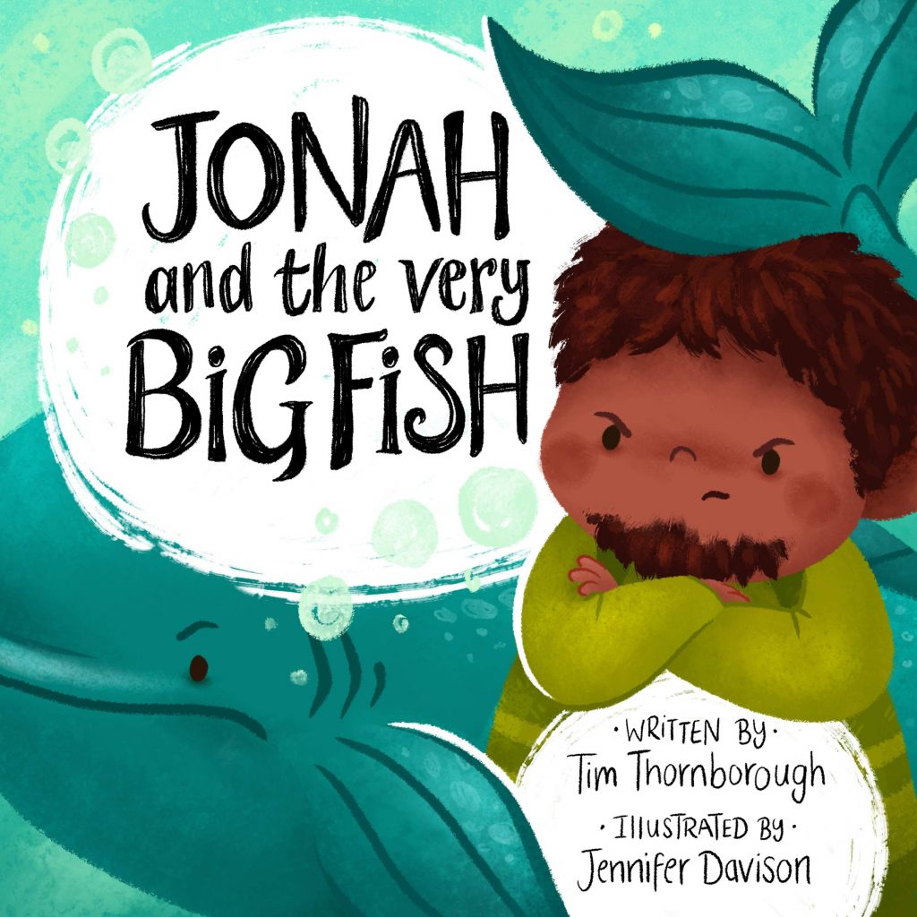 cover image for jonah and the very big fish