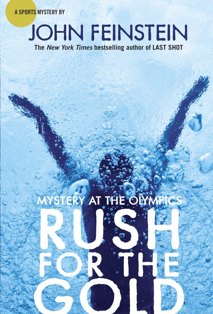 cover of rush for the gold of the sports beat mysteries