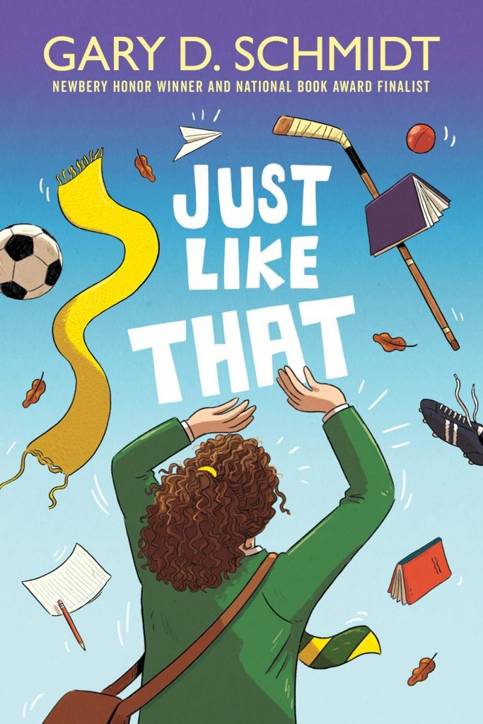 cover of Just Like That by Gary Schmidt