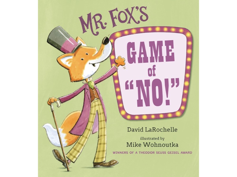 cover image of mr. fox's book of no